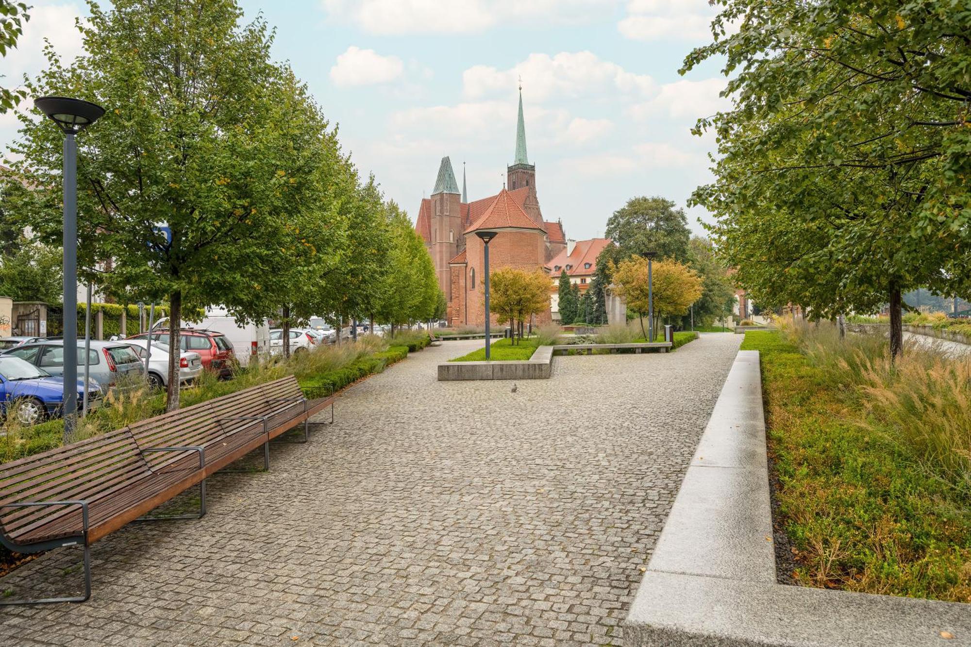 Eleganckie Studia Wyspa Slodowa By Noclegi Renters Wrocław Eksteriør billede